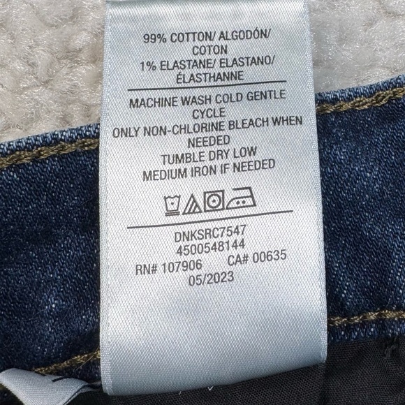 Hudson Blair High Rise Skinny Jeans Distressed. Classic Dark Blue Size 27 - Picture 5 of 10